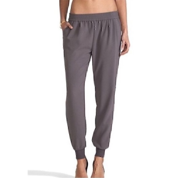 JOIE Mariner Pull On Elastic Waist Crepe Jogger Pants - Picture 1 of 13